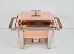 Vintage SPRING Swiss rechaud Koper RVS Chafing Dish compleet, Gebruikt, Ophalen of Verzenden