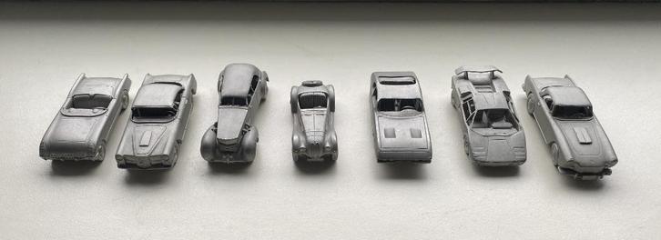 Danbury Mint 7X TINNEN AUTO'S chevrolet Ferrari Facel BMW, Verzamelen, Automerken, Motoren en Formule 1, Gebruikt, Auto's, Ophalen