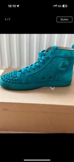 originele louboutin schoenen, Ophalen, Christian Louboutin, Blauw, Sneakers of Gympen