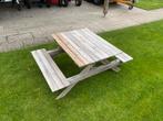 Kinder picknicktafel gebruikt, Tuin en Terras, Ophalen of Verzenden, Zo goed als nieuw, Rechthoekig, Hout