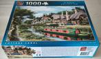 Legpuzzel "Cottage Canal", Ophalen of Verzenden, Meer dan 50 stukjes, Zo goed als nieuw, 6 jaar of ouder