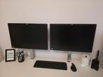 Set HP monitoren met houder-set., Computers en Software, Monitoren, Ophalen of Verzenden, Gebruikt, IPS