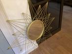 Spiegel 90x90 goudkleur, Ophalen, Zo goed als nieuw, Rechthoekig