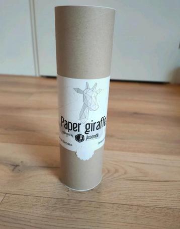 Papieren Giraffe Hoofd - DIY Nieuw in Verpakking beschikbaar voor biedingen