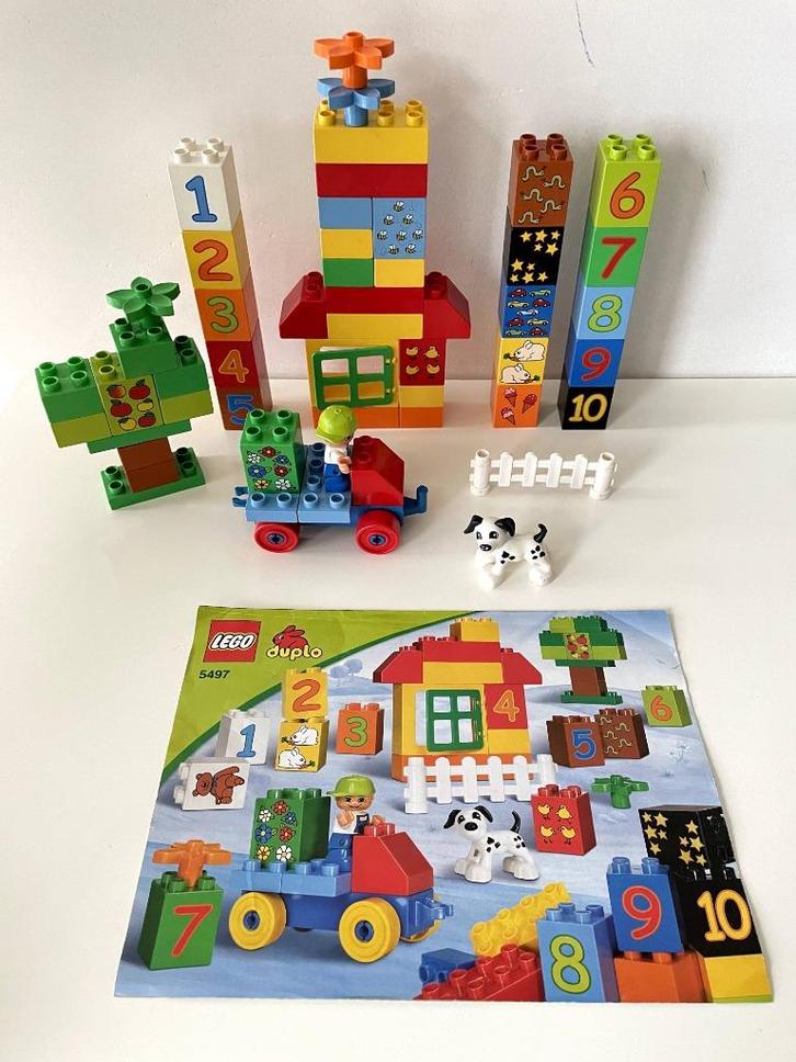 Lego Duplo 5497 Speel met cijfers inclusief boekje, Kinderen en Baby's, Speelgoed | Duplo en Lego, Zo goed als nieuw, Duplo, Complete set