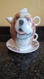 Theepot Set Cavelier King Charles Spaniel, tea for one, Ophalen of Verzenden, Zo goed als nieuw