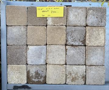 Restpartij 53 m² Betonstenen Brons 15x15x5cm beschikbaar voor biedingen