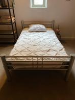 Mooi metalen bed - twijfelaar, Ophalen, 90 cm, Eenpersoons, Zo goed als nieuw