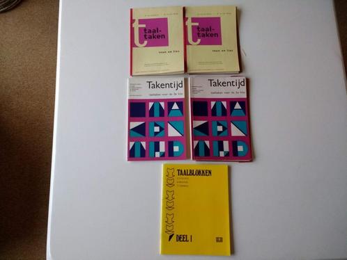 oude taalboekjes, Takentijd 2 en 3, taaltaken teun en lies 1, Boeken, Schoolboeken, Gelezen, Nederlands, Overige niveaus, Ophalen of Verzenden