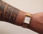 Vintage Tissot tank, Polshorloge, Goud, Ophalen, Overige merken
