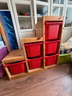 ikea Trofast kast/met rode bakken, Ophalen, Gebruikt