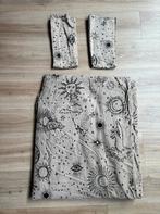 Mooi beige dekbedovertrek met sterren astrologie 240 x 220, Beige, Dekbedovertrek, Tweepersoons, Ophalen of Verzenden