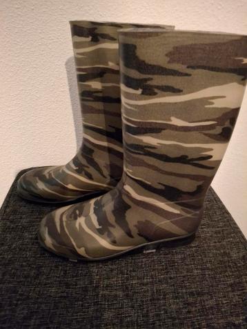 Camouflage Regenlaarzen - Maat 38 beschikbaar voor biedingen