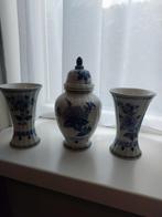 Delfts Blauw Vaas Set, Antiek en Kunst, Ophalen