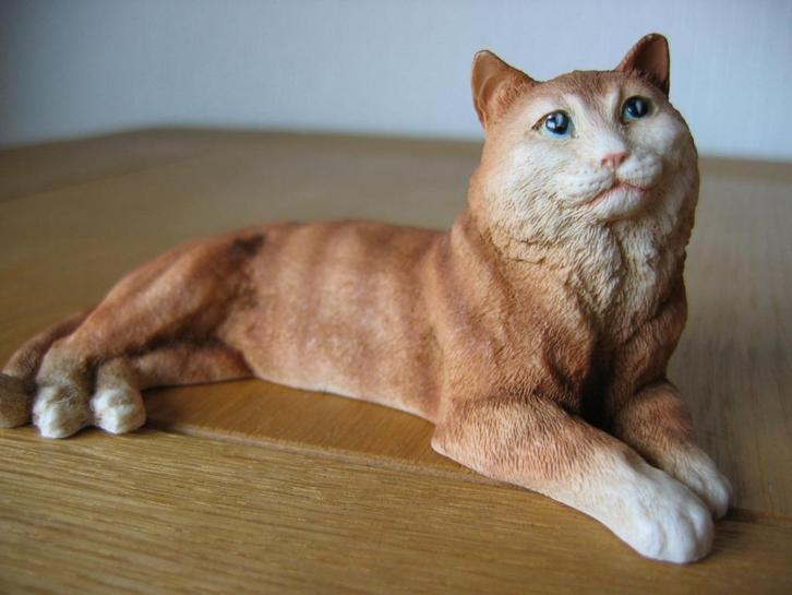 Leuke rode kater Castagna, Verzamelen, Beelden en Beeldjes, Zo goed als nieuw, Dier, Ophalen of Verzenden