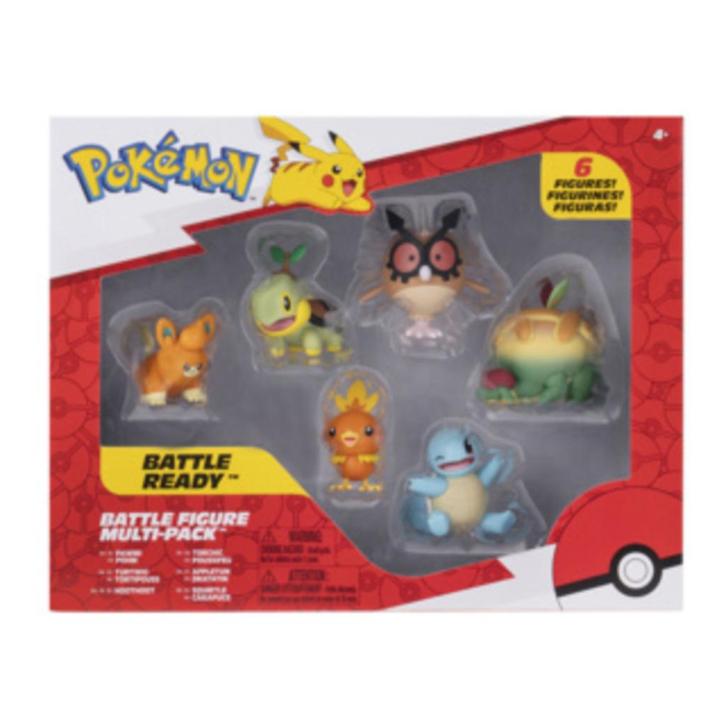 Pokémon: Battle Figure Multi-Pack 6-delig, Kinderen en Baby's, Speelgoed | Actiefiguren, Nieuw, Ophalen of Verzenden