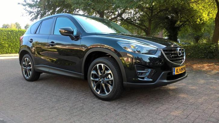 Mazda CX-5 2.0 Skyactiv-g 165pk Aut 2016 Zwart, Auto's, Mazda, Bedrijf, CX-5, ABS, Achteruitrijcamera, Airbags, Airconditioning