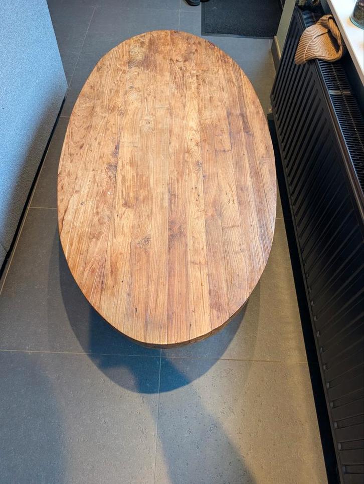 Teak salontafel Romaro (Pronto) - 140x70 cm, Huis en Inrichting, Tafels | Salontafels, Gebruikt, Minder dan 50 cm, 50 tot 100 cm