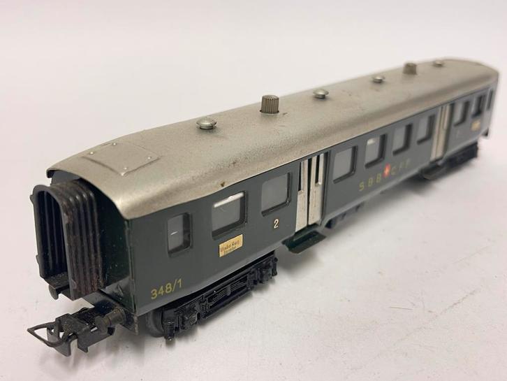 ** COLLECTORS ITEM ** Märklin 348-1 ** PERS. RIJTUIG SBB **, Hobby en Vrije tijd, Modeltreinen | H0, Zo goed als nieuw, Wagon