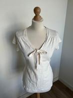 King Louie maat M creme top tshirt 364, Kleding | Dames, T-shirts, Beige, Maat 42/44 (L), Ophalen of Verzenden, Zo goed als nieuw