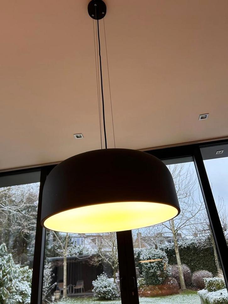 2 Stuks Hanglampen voor Boven Tafel, Huis en Inrichting, Lampen | Hanglampen, Zo goed als nieuw, Minder dan 50 cm, Metaal, Ophalen of Verzenden
