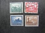 Duite Rijk serie 450-453 gestempeld,, Postzegels en Munten, Postzegels | Europa | Duitsland, Overige periodes, Ophalen of Verzenden