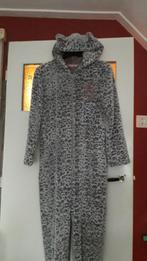 Velours Luipaard grijs huispak kapuchon Hunkemuller Mt XL, Kleding | Dames, Huispakken, Maat 46/48 (XL) of groter, Ophalen of Verzenden