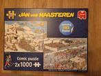Jan van Haasteren skipiste en 11-stedentocht 2x 1000 stukjes, Ophalen of Verzenden, 500 t/m 1500 stukjes, Zo goed als nieuw