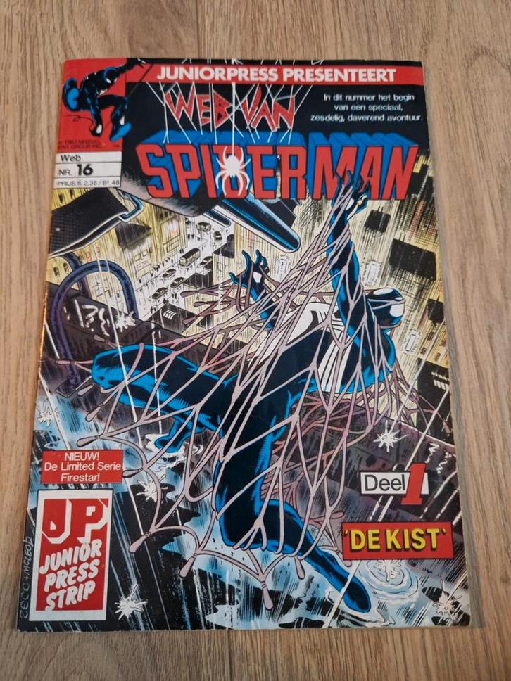 Zolderopruiming strips! Web van Spiderman, Boeken, Strips | Comics, Gelezen, Meerdere comics, Europa, Ophalen of Verzenden