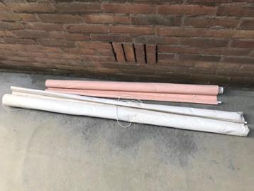 Rolgordijn, roze en geel beschikbaar voor biedingen