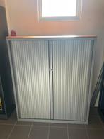 Roldeurkast met houten blad, Huis en Inrichting, Kasten | Roldeurkasten en Archiefkasten, Ophalen, Overige materialen, Gebruikt