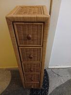 Rotan kastje met lades, Huis en Inrichting, Kasten | Dressoirs, Ophalen, Overige materialen, Minder dan 50 cm, Gebruikt