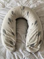 Doomoo Voedingskussen wit-grijs blaadjes, Ophalen, Gebruikt, Voedingskussen