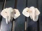 stel metalen kapstokhaken, olifant, Antiek en Kunst, Ophalen of Verzenden