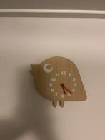 Klok, houten vogeltje,, Ophalen of Verzenden, Gebruikt, Klok