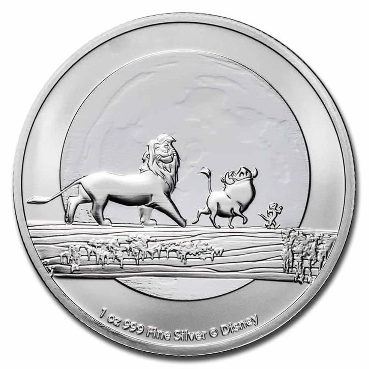 2021 Niue 1 oz Silver $2 Disney Lion King Hakuna Matata BU, Postzegels en Munten, Edelmetalen en Baren, Zilver, Ophalen of Verzenden