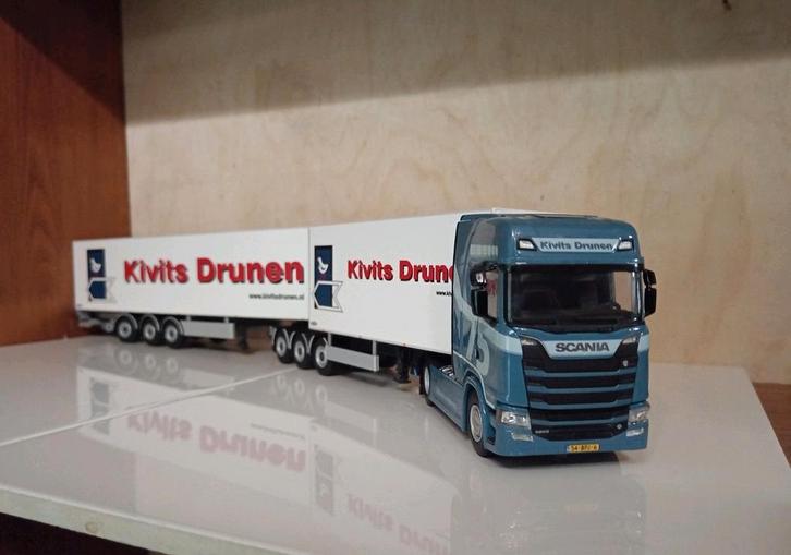 Scania Next Gen koeloplegger LZV Kivits Tekno, Hobby en Vrije tijd, Modelauto's | 1:50, Nieuw, Bus of Vrachtwagen, Tekno, Ophalen of Verzenden