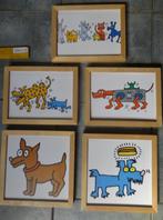 KEITH HARING * 5 Stuks !! * IKEA REPRO IN LIJSTEN *, Verzenden, 1980 tot heden, Nieuw, Prent