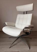 Stressless London design fauteuil als nieuw, Ophalen, Zo goed als nieuw, 75 tot 100 cm, Leer