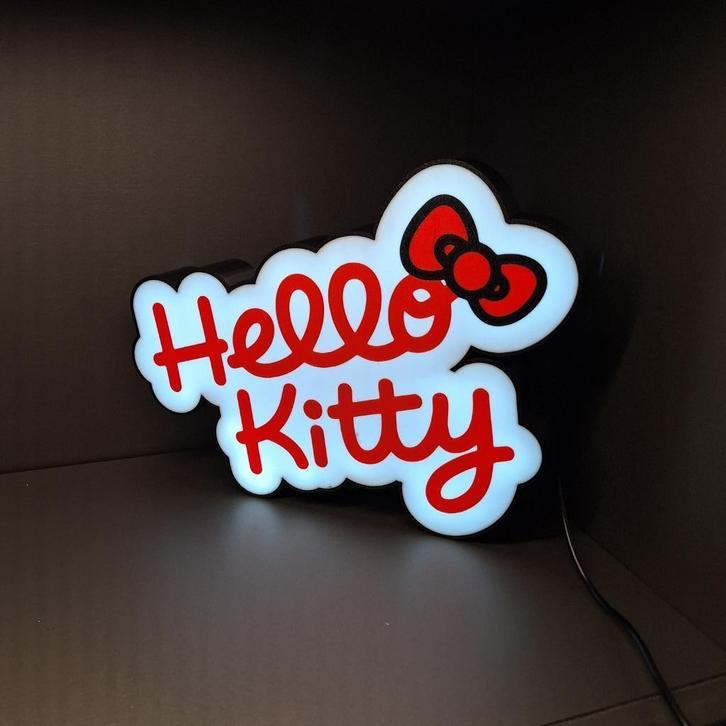 hello kitty ledwandlamp nachtlamp, Kinderen en Baby's, Kinderkamer | Inrichting en Decoratie, Nieuw, Lamp, Ophalen of Verzenden