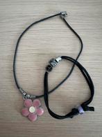 90s vintage flower and peace symbols necklace and bracelet, Ophalen of Verzenden, Zo goed als nieuw, Overige materialen