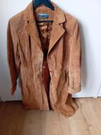 Echte suède leren mantel maat 42, Ophalen of Verzenden, Gedragen, Maat 42/44 (L), Bruin