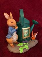 Beatrix Potter Konijn Peter Rabbit Beeldje Klok Nieuw, Ophalen of Verzenden, Nieuw, Dier
