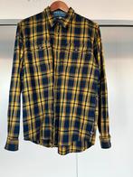 Geruit overhemd blouse, Ophalen of Verzenden, Zo goed als nieuw, Geel, Halswijdte 39/40 (M)