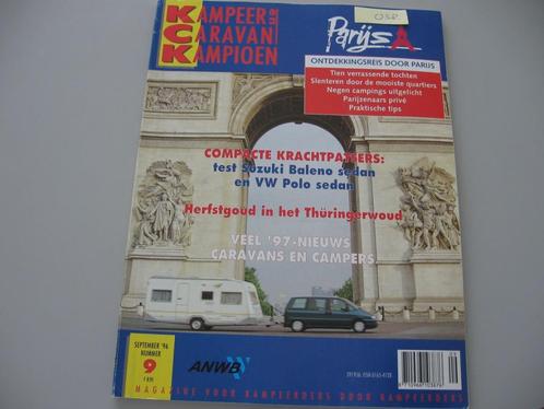 CAM 038 KCK Kampeer en Caravan Kampioen, sept. ‘96,, Boeken, Catalogussen en Folders, Zo goed als nieuw, Ophalen of Verzenden