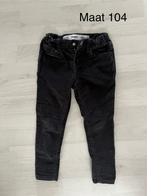 Skinny ribbroek maat 104, grijs, met verstelbare tailleband, Ophalen of Verzenden, Zo goed als nieuw, Broek