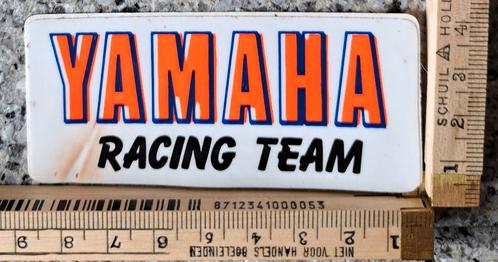 Vintage sticker Yamaha racing team crossmotor motorcross, Verzamelen, Stickers, Zo goed als nieuw, Ophalen of Verzenden