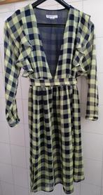 Dames jurk geel/blauw  Glamorous maat 38 petite € 15,00, Maat 38/40 (M), Blauw, Ophalen of Verzenden, Zo goed als nieuw