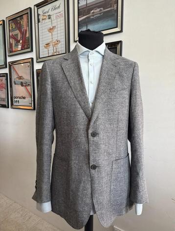 Suitsupply Havana Suit grey 100% linnen, 50! beschikbaar voor biedingen