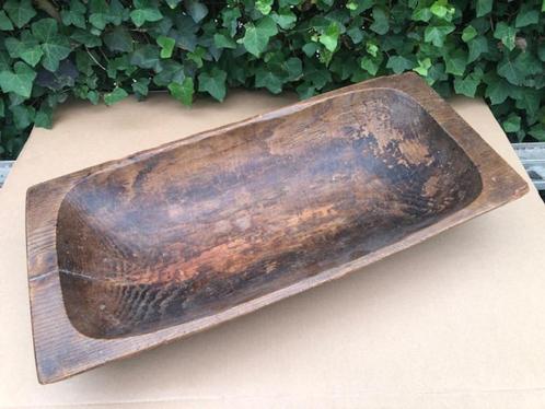 Te koop: Mooie, antieke houten broodschaal., Antiek en Kunst, Antiek | Schalen, Ophalen of Verzenden